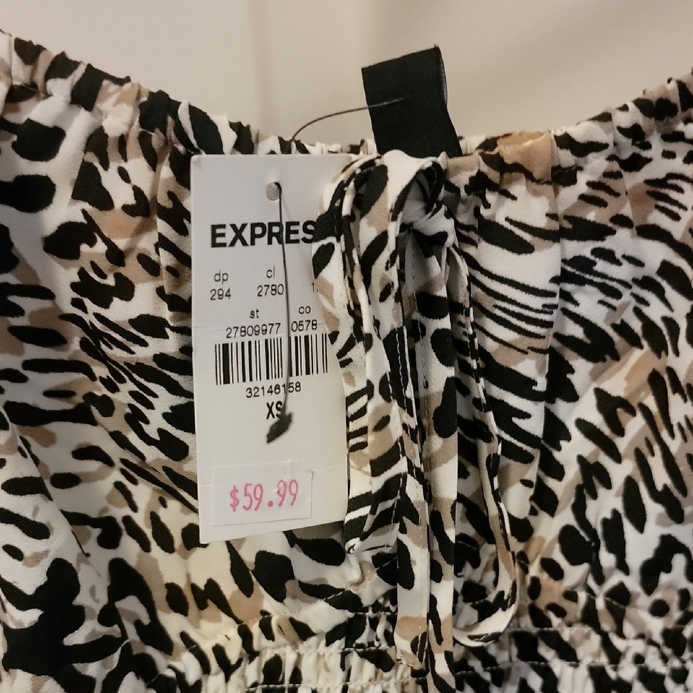 Express Animal Print Mini Dress - Picture 4 of 8